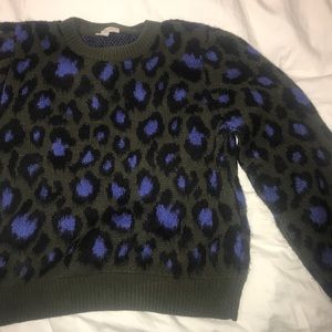 urban outfitters, ecoté brand. cheetah sweater